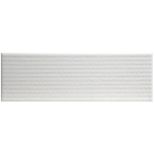 Msi Urbano Pure 3D Mix SAMPLE Glossy Ceramic White Textured Subway Tile ZOR-PT-0524-SAM